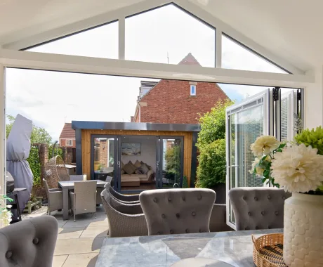 Thermo redwood garden studio