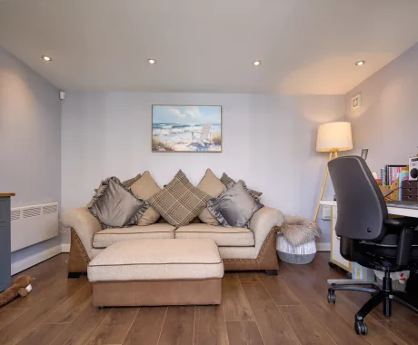 Inside garden studio