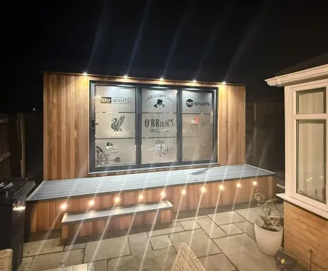 Garden studio evening